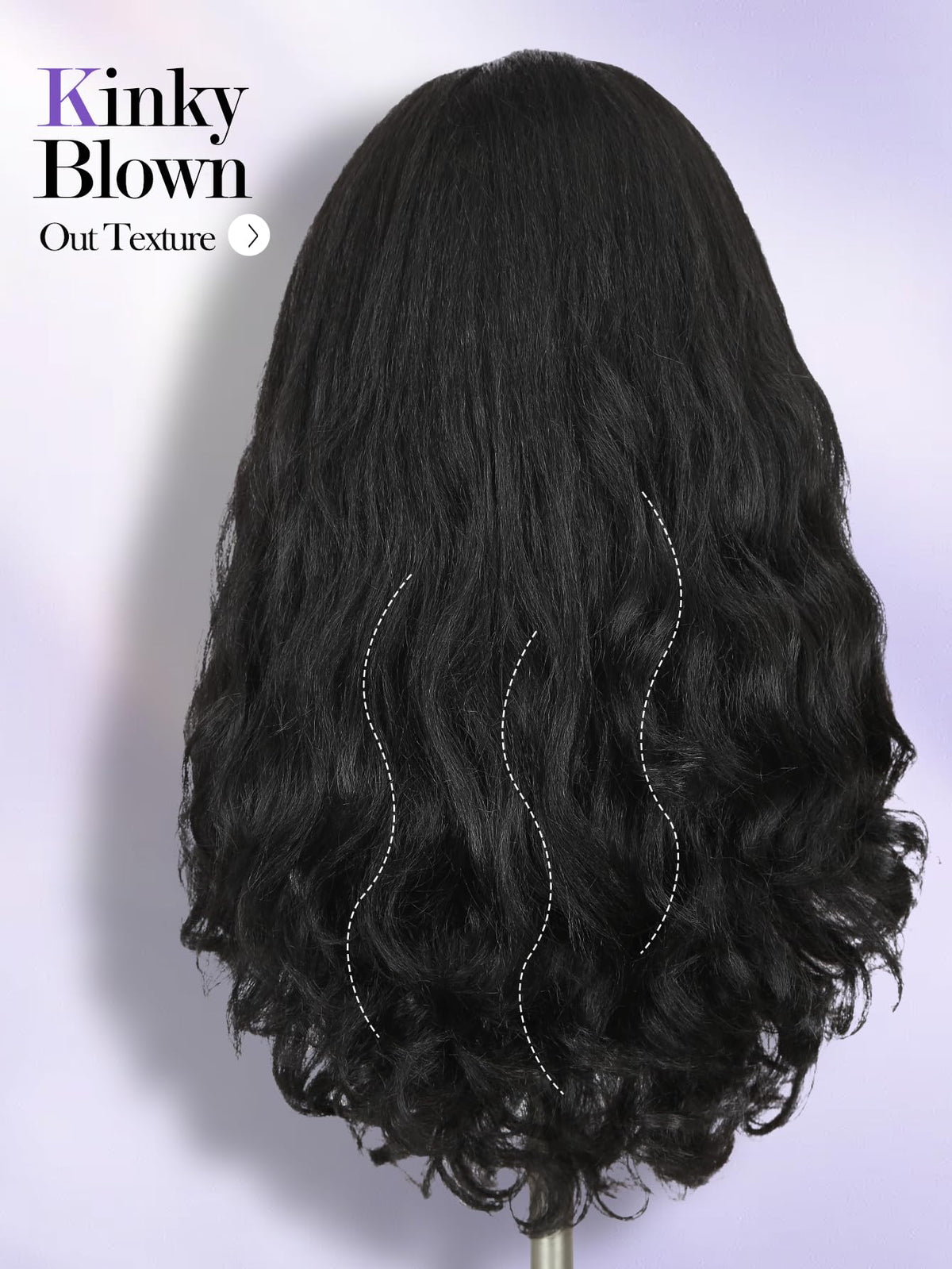 FANCEE Yaki Wavy Headband Wig 2-in-1 styling option demonstrated