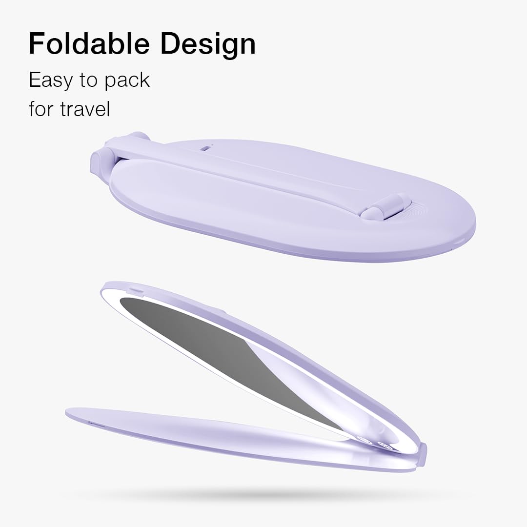 Fancii 1500mAh battery powers all-day brightness during travels.