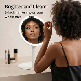 Fancii Abigail dimmable lighting enhances makeup application in various environments.