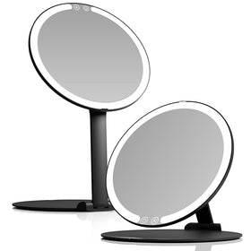 Fancii Abigail travel mirror with LED light for precise makeup on the go
