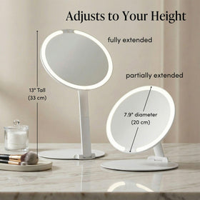 Fancii Abigail ultra-lightweight portable vanity mirror for travel.