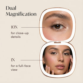 Fancii Mila 2 1x mirror shows full-face view for daily routines.