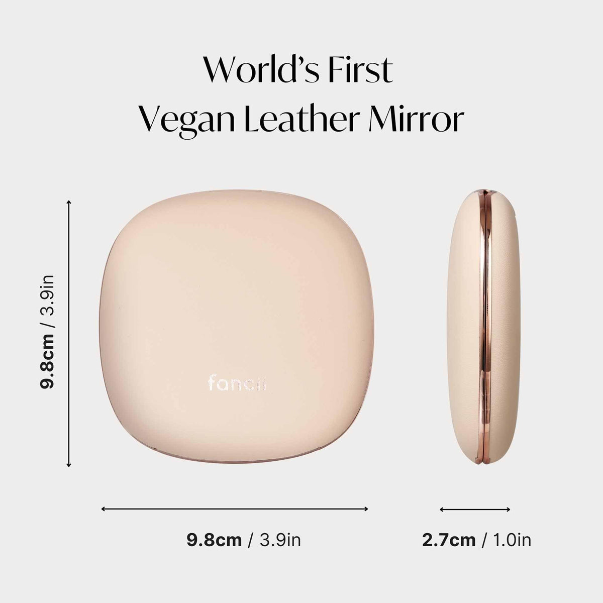 Fancii Mila 2 compact size makes on-the-go beauty easy.