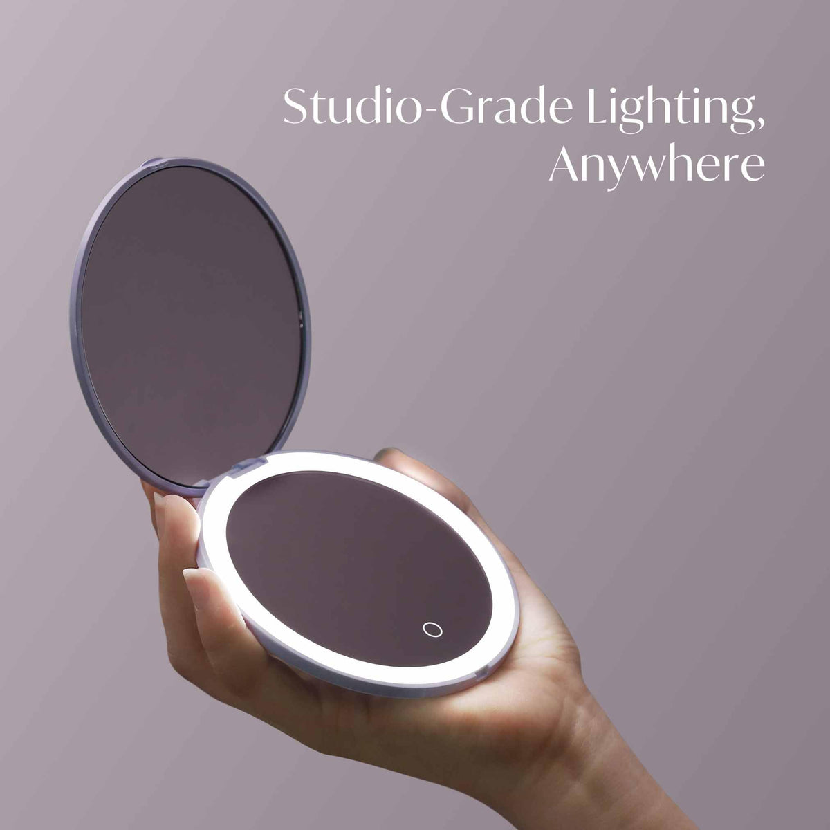 Fancii Mini Taylor 1x magnification in Lilac Bliss; full-face view for quick checks.