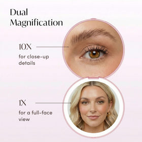 Fancii Mini Taylor mirror rechargeable for ready touch-ups anywhere.