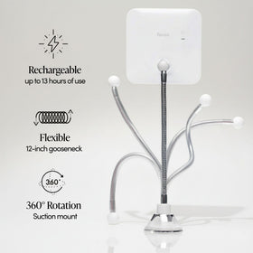 Fancii Mira 2 Plus ideal for makeup and skincare checks in the bathroom.
