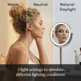 Fancii dimmable LED settings mimic day, evening, and cozy lighting.