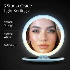 Fancii Taylor double-sided magnification aids precise tweezing and application.