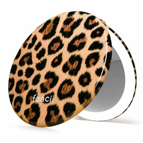 Fancii Taylor mirror closed fits neatly in purse for travel touch-ups.