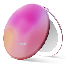 Fancii Taylor LED travel mirror compact: distortion-free 5-inch view for makeup on the go.