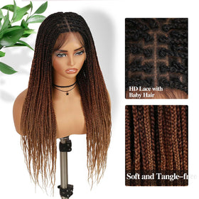 Fancy Hair Braided Wig easy wear ready to wear straight from the box.