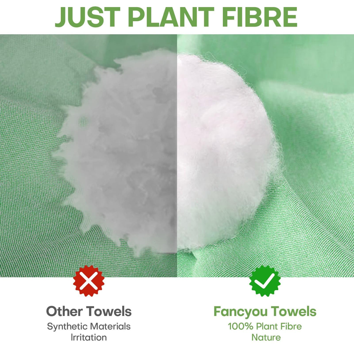 Fancyou disposable face towel expanded in water, quick-dry clean for on-the-go skincare