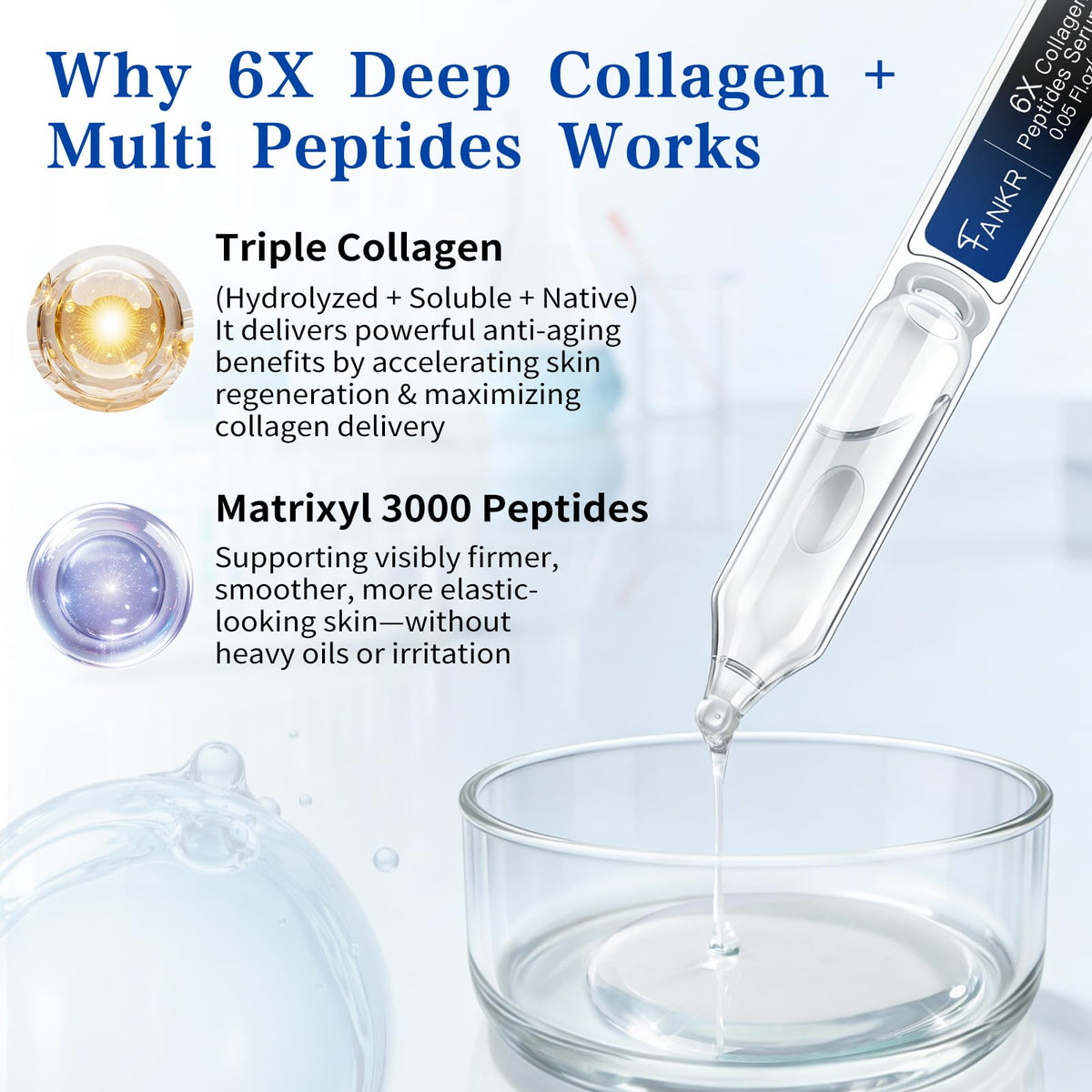 Fankr peptide serum application pump for easy daily use and precise dispensing.
