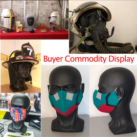 FanLin male mannequin head hat display ideal for retail or home setups.