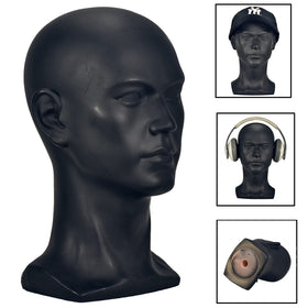 FanLin male mannequin head jewelry display to highlight necklaces and accessories.