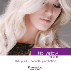 2-pack packaging showcases Fanola No Yellow duo.