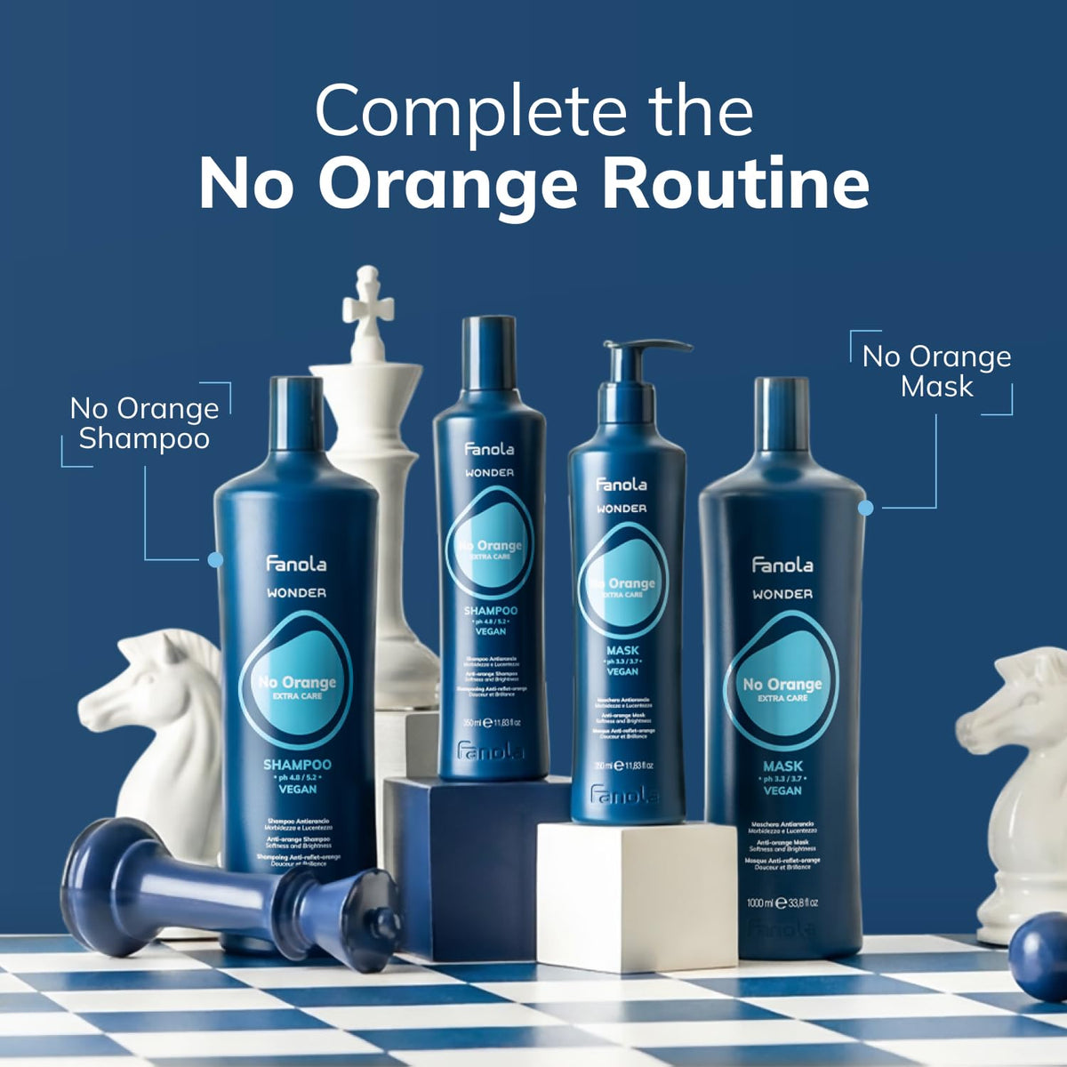 Fanola Wonder Blue Shampoo before and after highlighting cooler tones