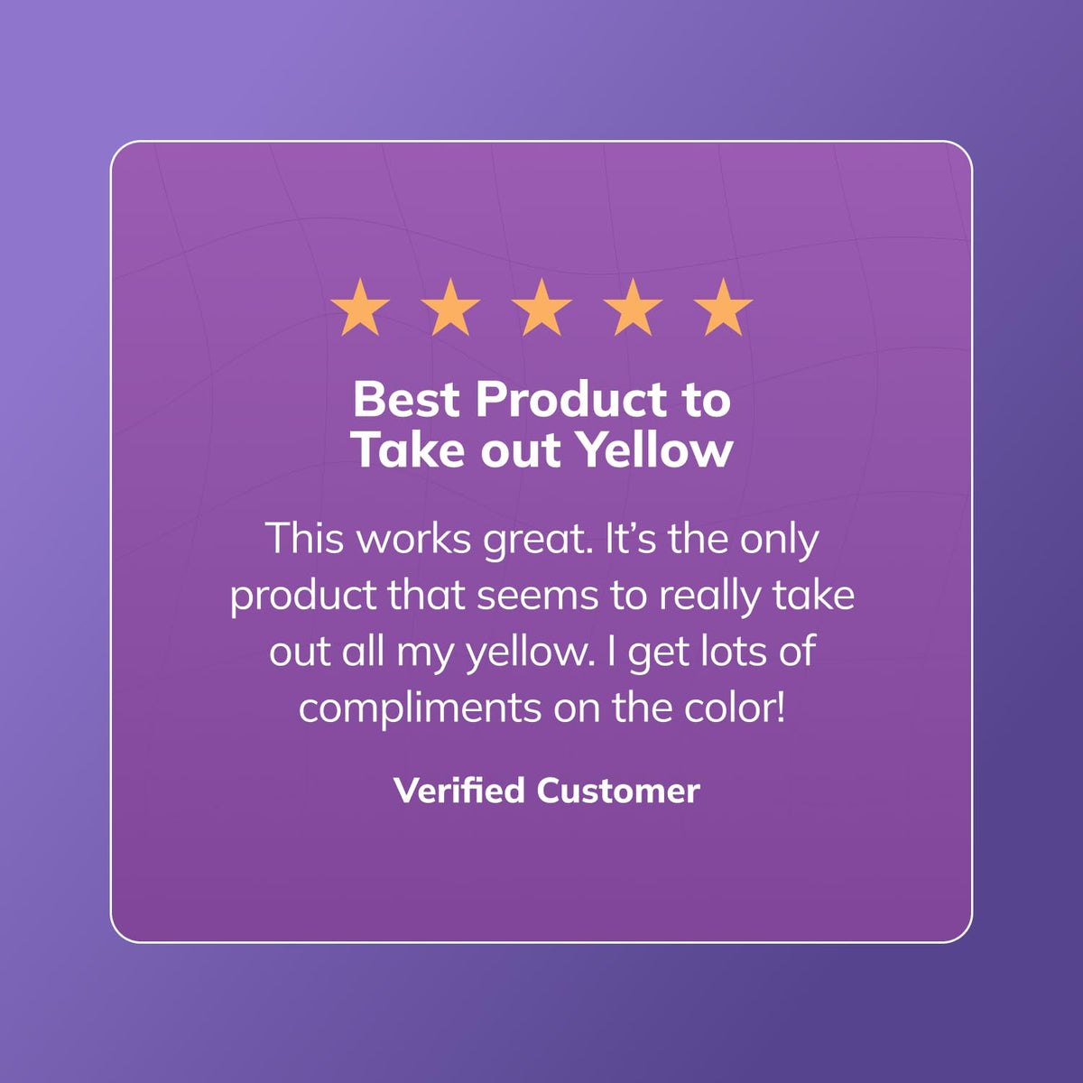 Fanola Yellow Care after-shampoo application image indicates detangling use