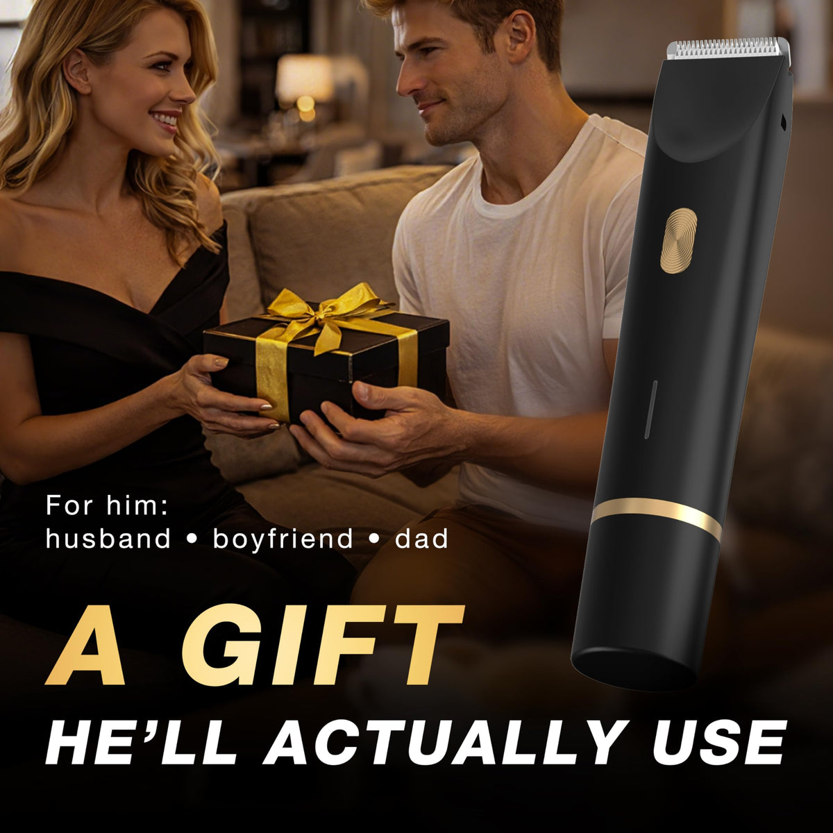 Fanovae Body Trimmer in gift box, ready for a thoughtful present.