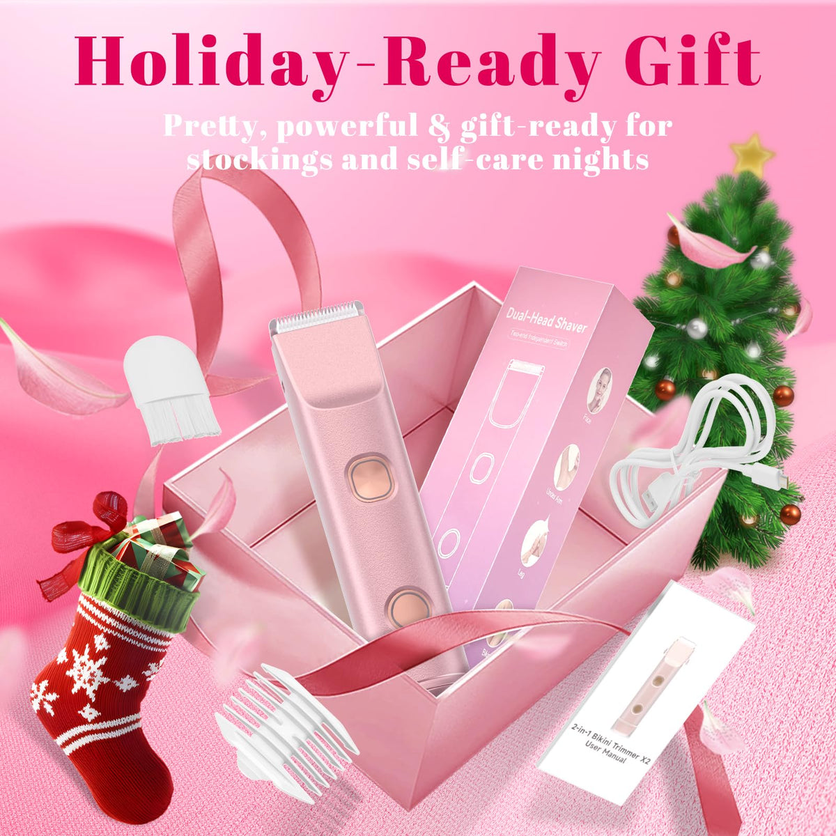 Fanovae gift-ready set includes trimmer, case, and care tools