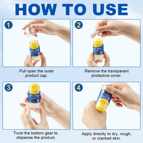 Fast absorption of Fanshi Urea Stick into skin