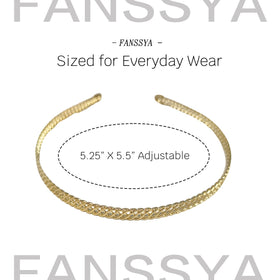 Fanssya model wearing the woven-mesh headband for party-ready look.