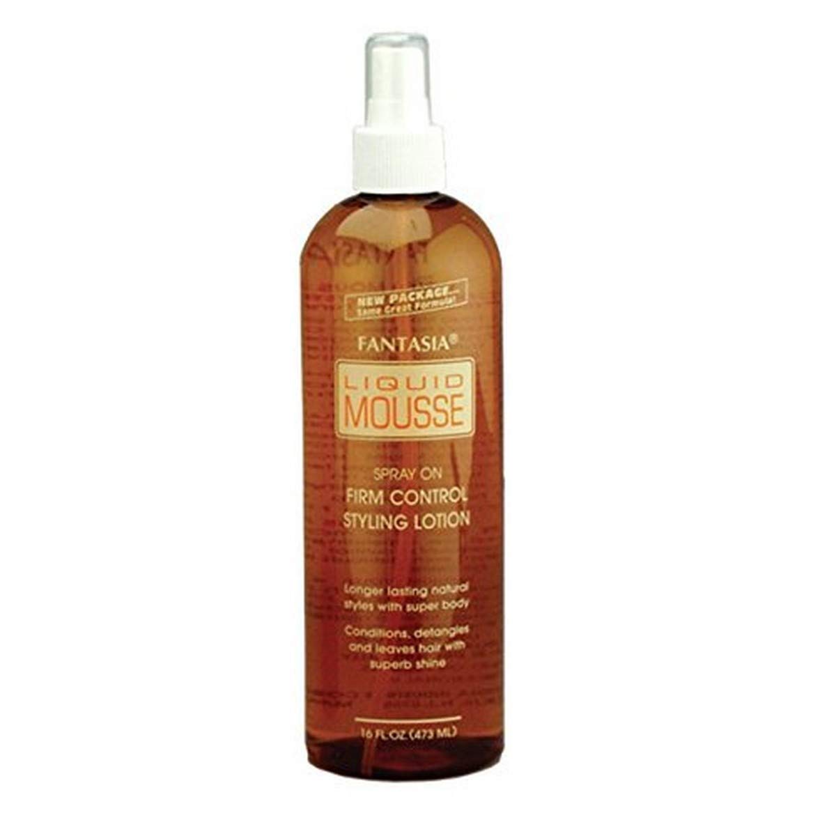 Fantasia Liquid Mousse Spray bottle for detangling with shine and flexible hold