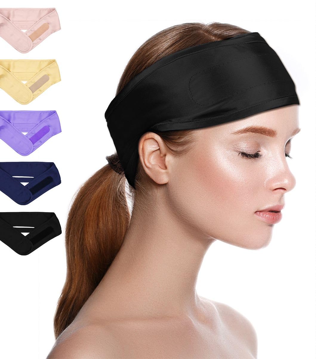 Fantastic House silk spa headband for washing face, gentle on skin and hair.