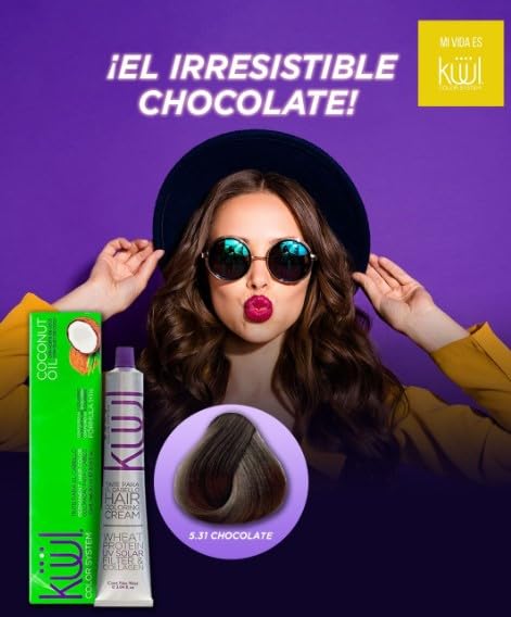 Fantasy Nails Kuul Color System chocolate-cream application demonstrates smooth even spread