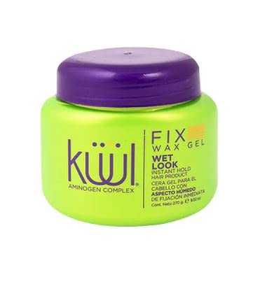 Fantasy Nails Kuul Fix Me Urban Wax in a green jar for a glossy, wet-look shine.