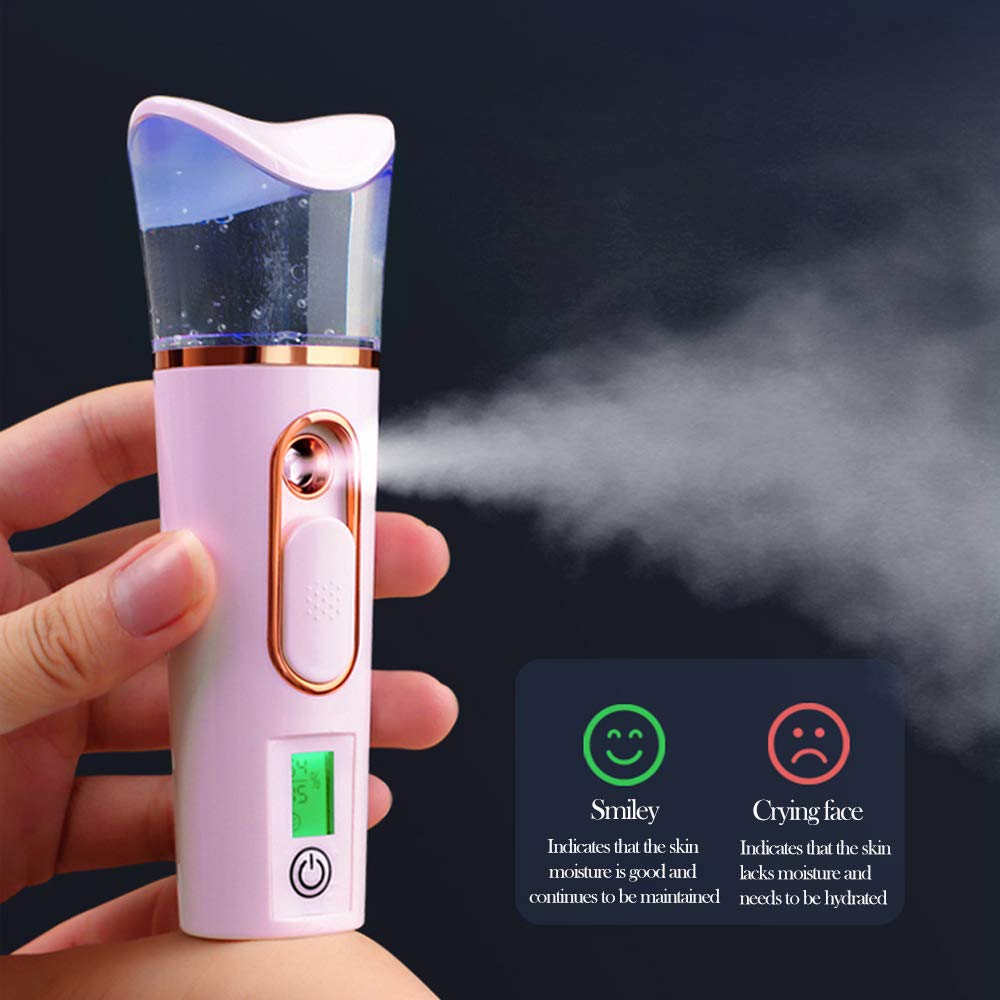 Fantexy nano mist spray atomization delivers fine hydration particles.