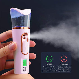 Fantexy nano mist spray atomization delivers fine hydration particles.