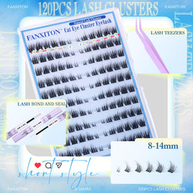 FanXiton feather-light lashes offering weightless comfort all day.
