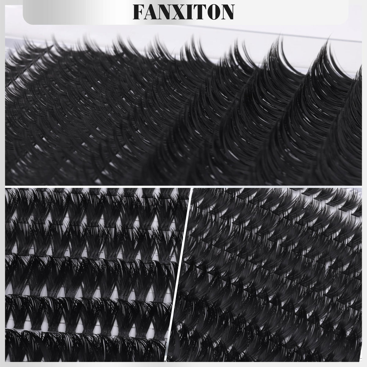 FanXiton full wispy lash look enhances a wide-awake appearance.