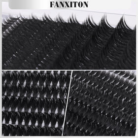 FanXiton full wispy lash look enhances a wide-awake appearance.