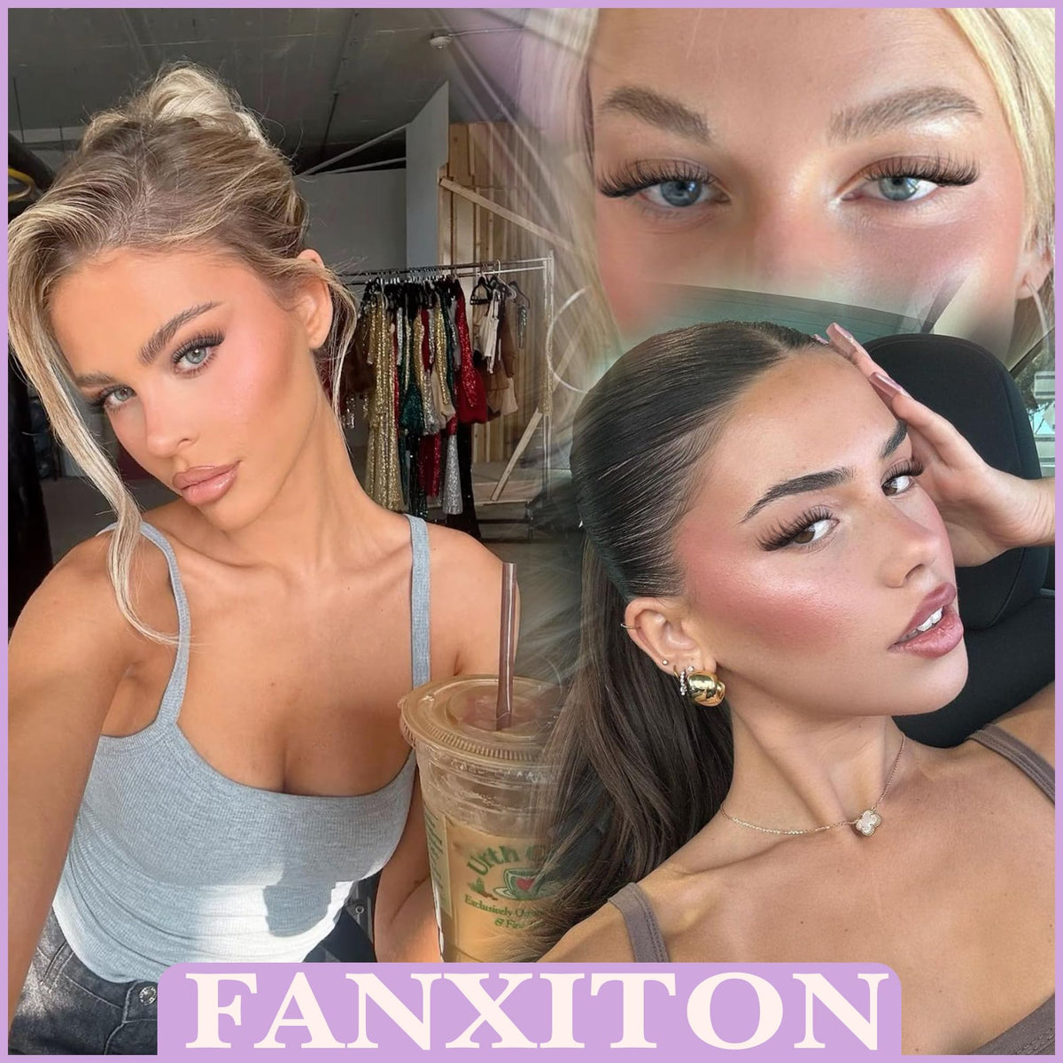 FANXITON lash bond and seal dries clear for seamless wear.