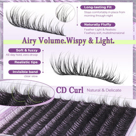 FANXITON precision tweezers enable precise lash placement.