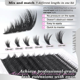 FanXiton precision tweezers for precise cluster placement.