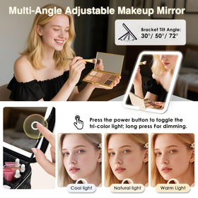 Faquenc detachable organizer with brush holder stores brushes cleanly