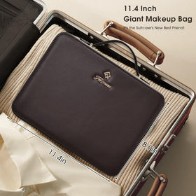 Faquenc makeup case brush holder keeps tools tidy and ready