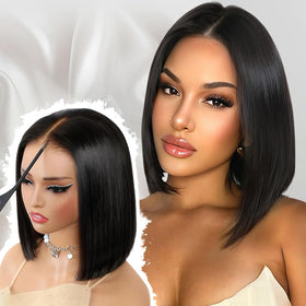 Farblick Bob Wig front view with natural hairline for everyday wear.