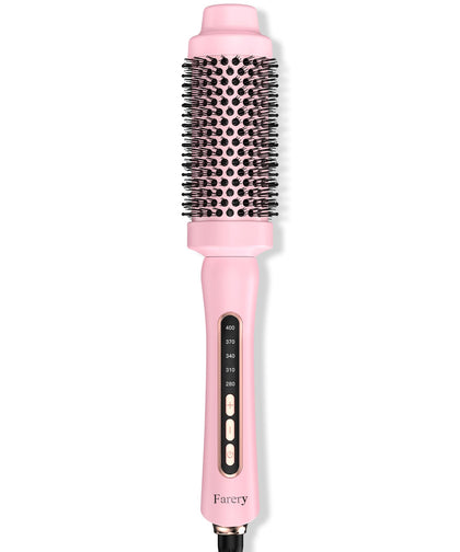 Farery 1.75-inch thermal brush pink, ideal for effortless salon-style volume at home