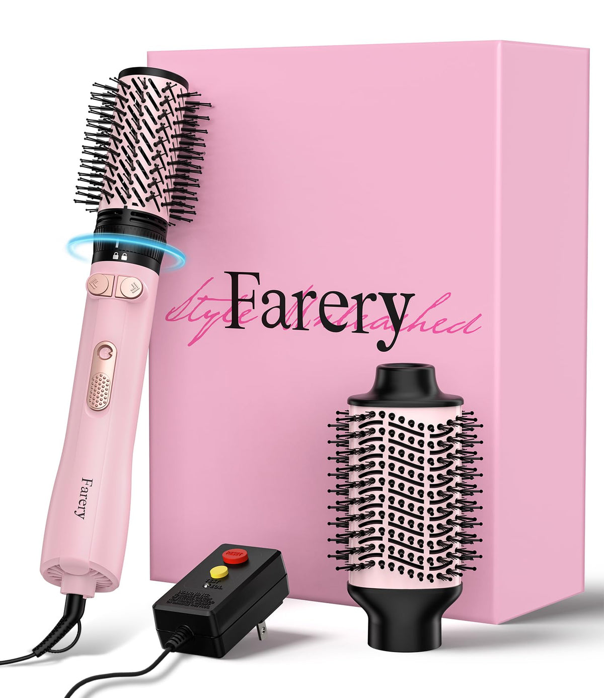 Farery rotating 2-inch brush for voluminous, frizz-free styling