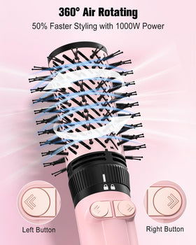 Farery 360-degree swivel cord enables easy, tangle-free movement