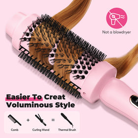 Farery anti-scald cool tip protects fingers during styling
