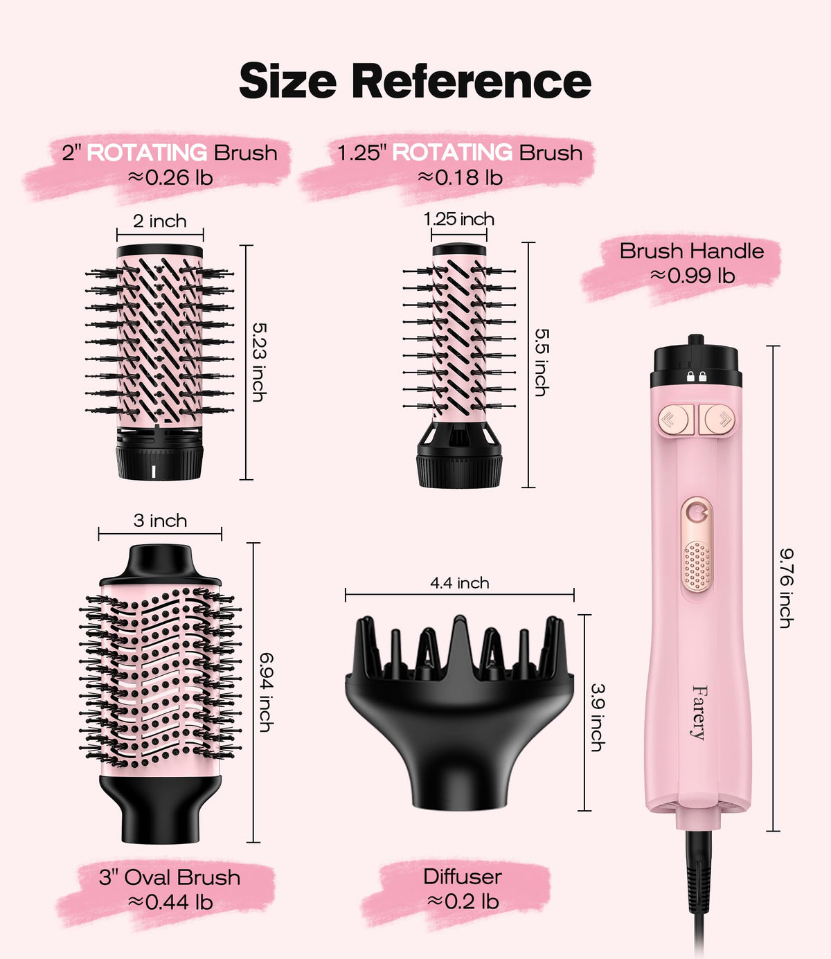 Farery best suited for fine to medium-thick hair with bounce