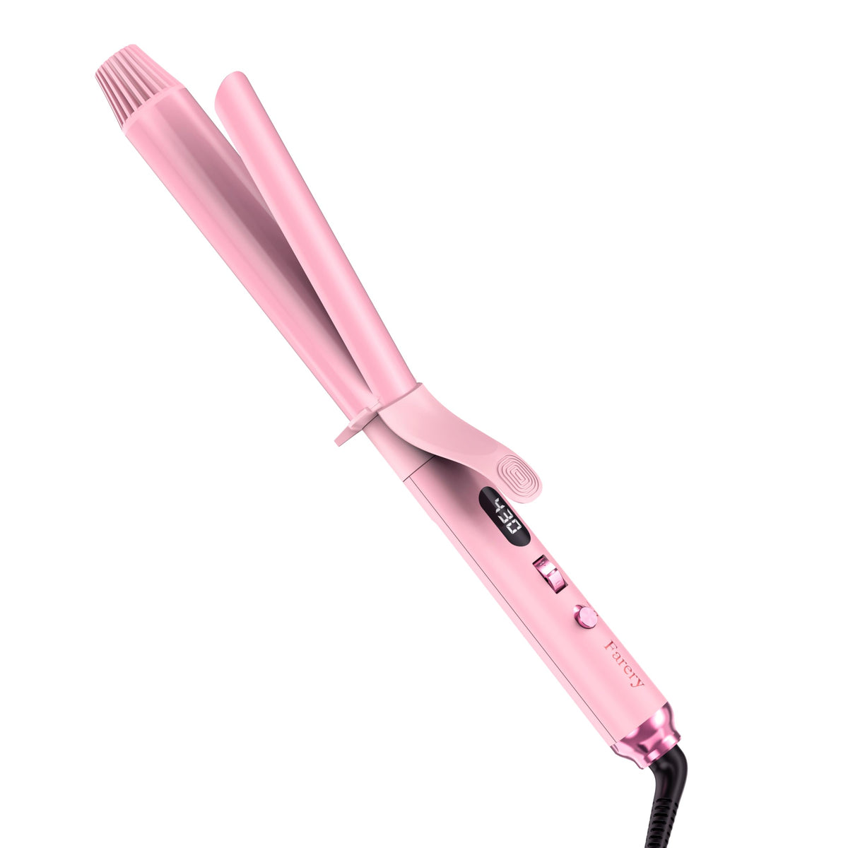 FARERY cool-tip protects fingers during styling.