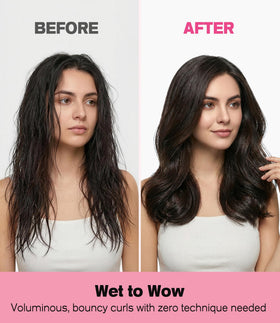 Farery diffuser attachment for natural waves and texture