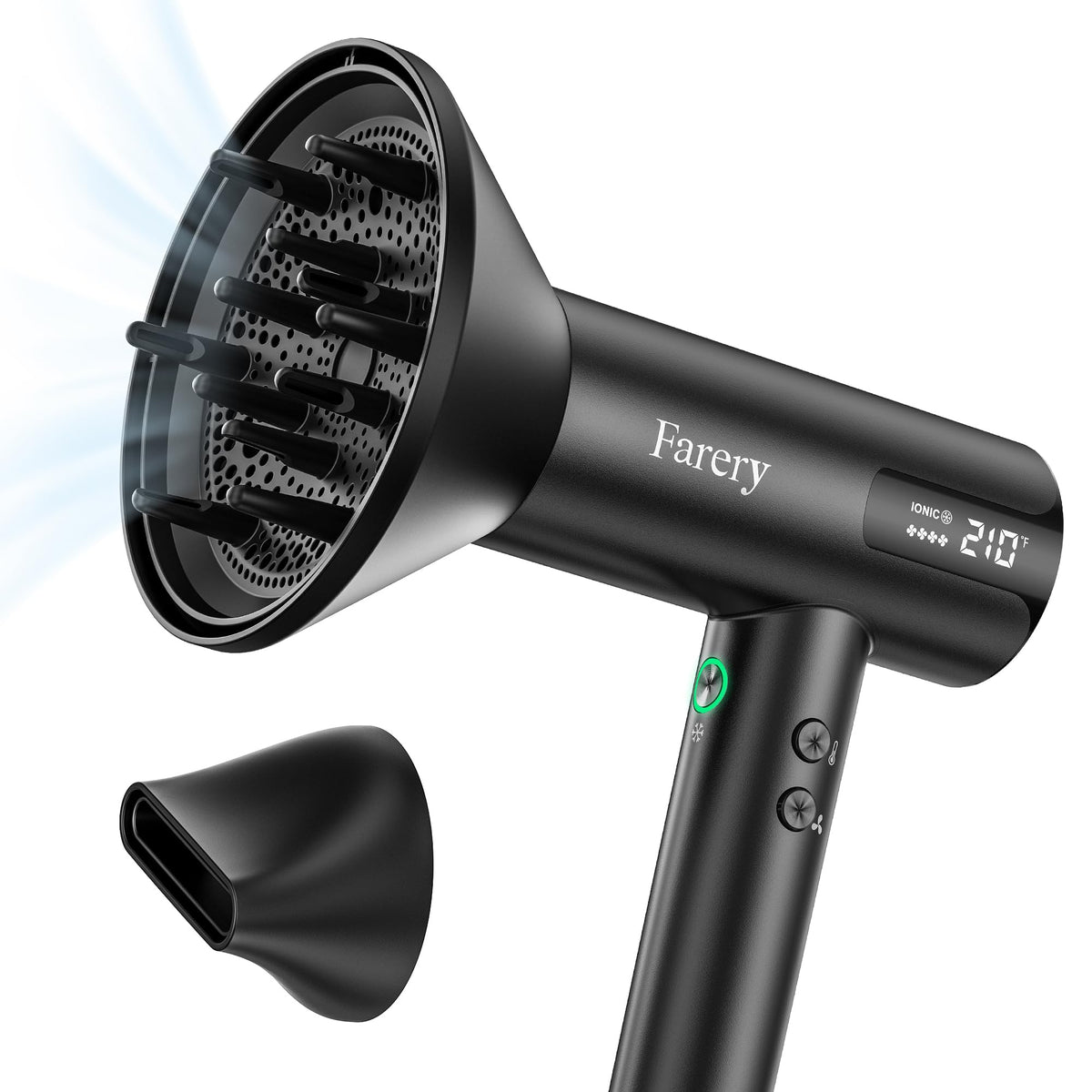 Farery H8 hair dryer with brushless motor for ultra-fast drying.