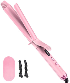 FARERY long-barrel curling iron for fast long-hair waves.